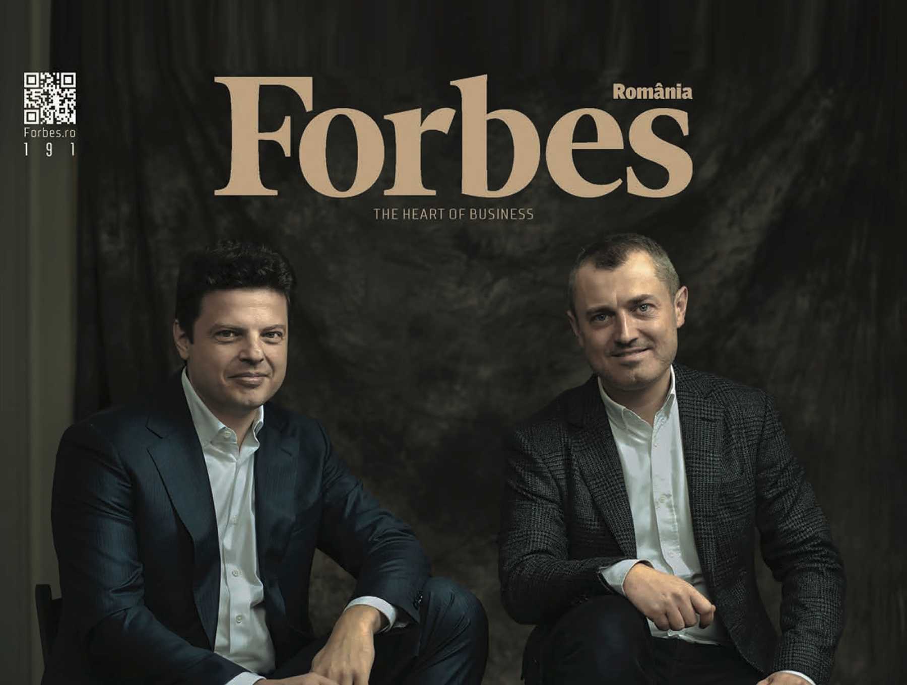 Victor Căpitanu and Andrei Diaconescu, founders of One United Properties, speak about their beginnings in the business and future insights of the company in the latest Forbes Romania cover story