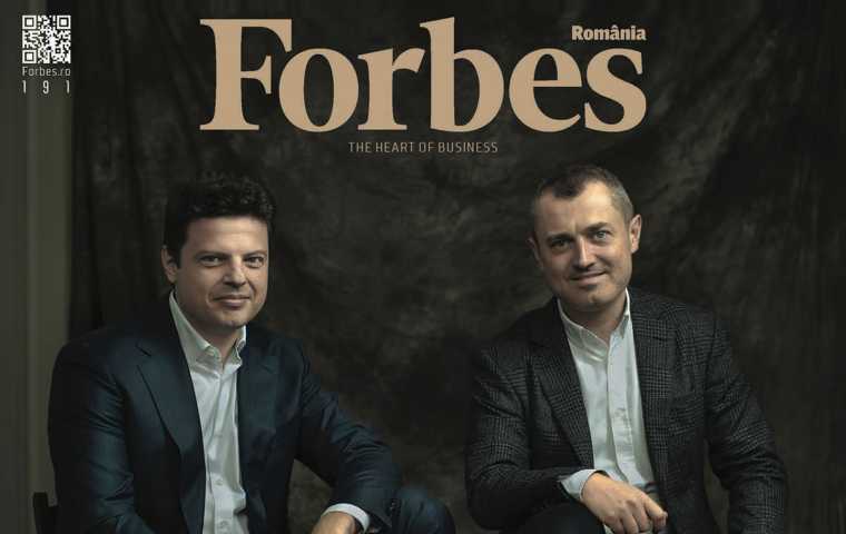 Victor Căpitanu and Andrei Diaconescu, founders of One United Properties, speak about their beginnings in the business and future insights of the company in the latest Forbes Romania cover story