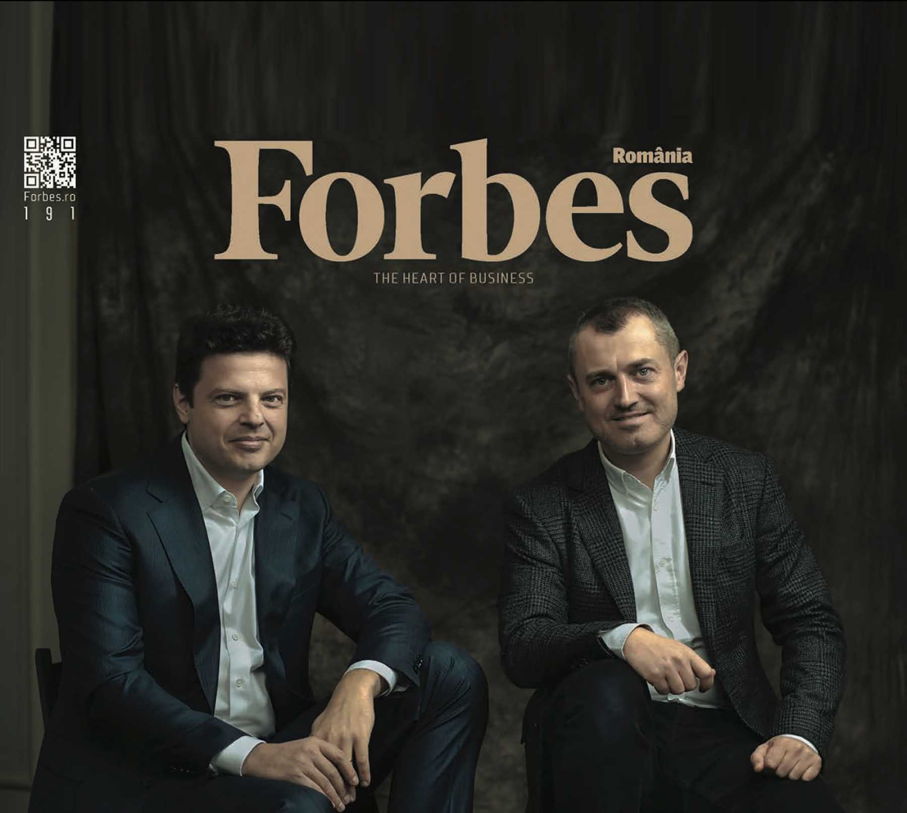 Victor Căpitanu and Andrei Diaconescu, founders of One United Properties, speak about their beginnings in the business and future insights of the company in the latest Forbes Romania cover story