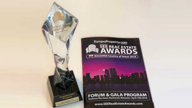 One Herăstrău Park was awarded Residential Project of the Year at SEE Real Estate Awards Gala