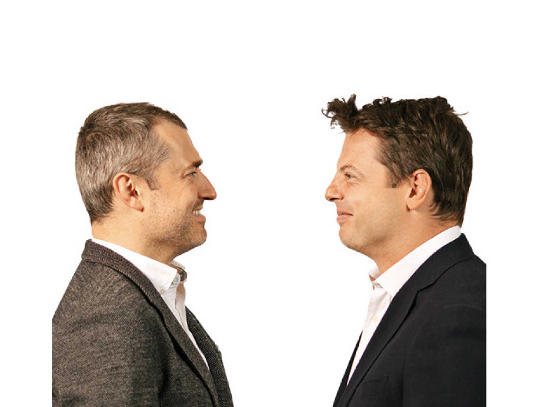 One United Properties founders Victor Căpitanu and Andrei Diaconescu on Business Magazin cover