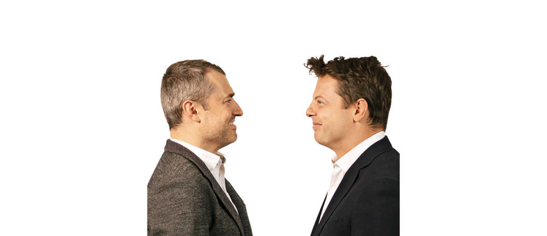 One United Properties founders Victor Căpitanu and Andrei Diaconescu on Business Magazin cover