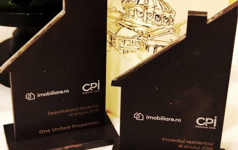 One United Properties, recipient of Developer of the Year & Residential Project of the Year Awards at CPI Național 2019