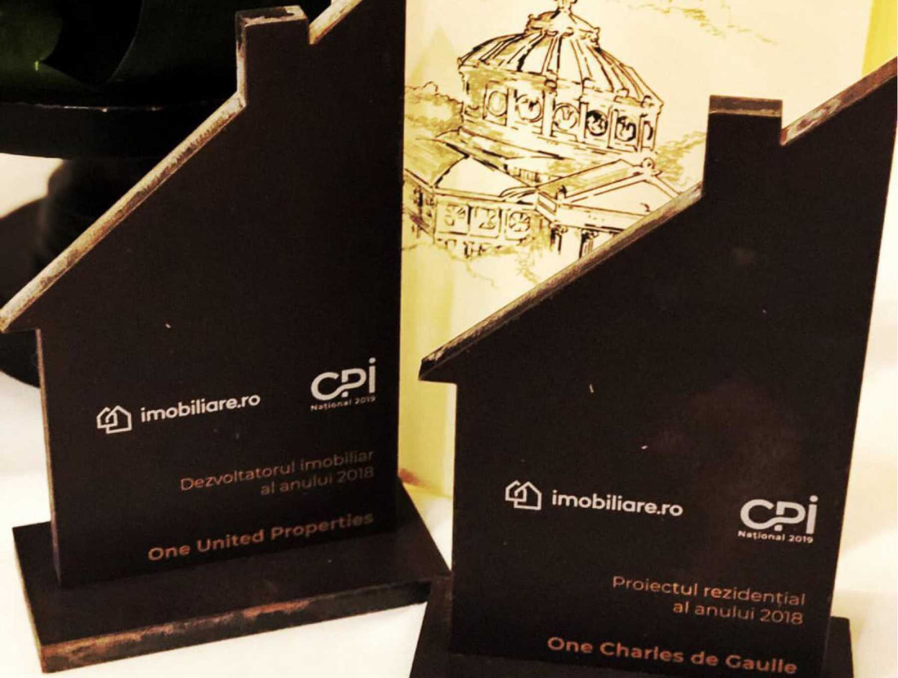 One United Properties, recipient of Developer of the Year & Residential Project of the Year Awards at CPI Național 2019