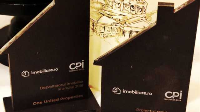 One United Properties, recipient of Developer of the Year & Residential Project of the Year Awards at CPI Național 2019
