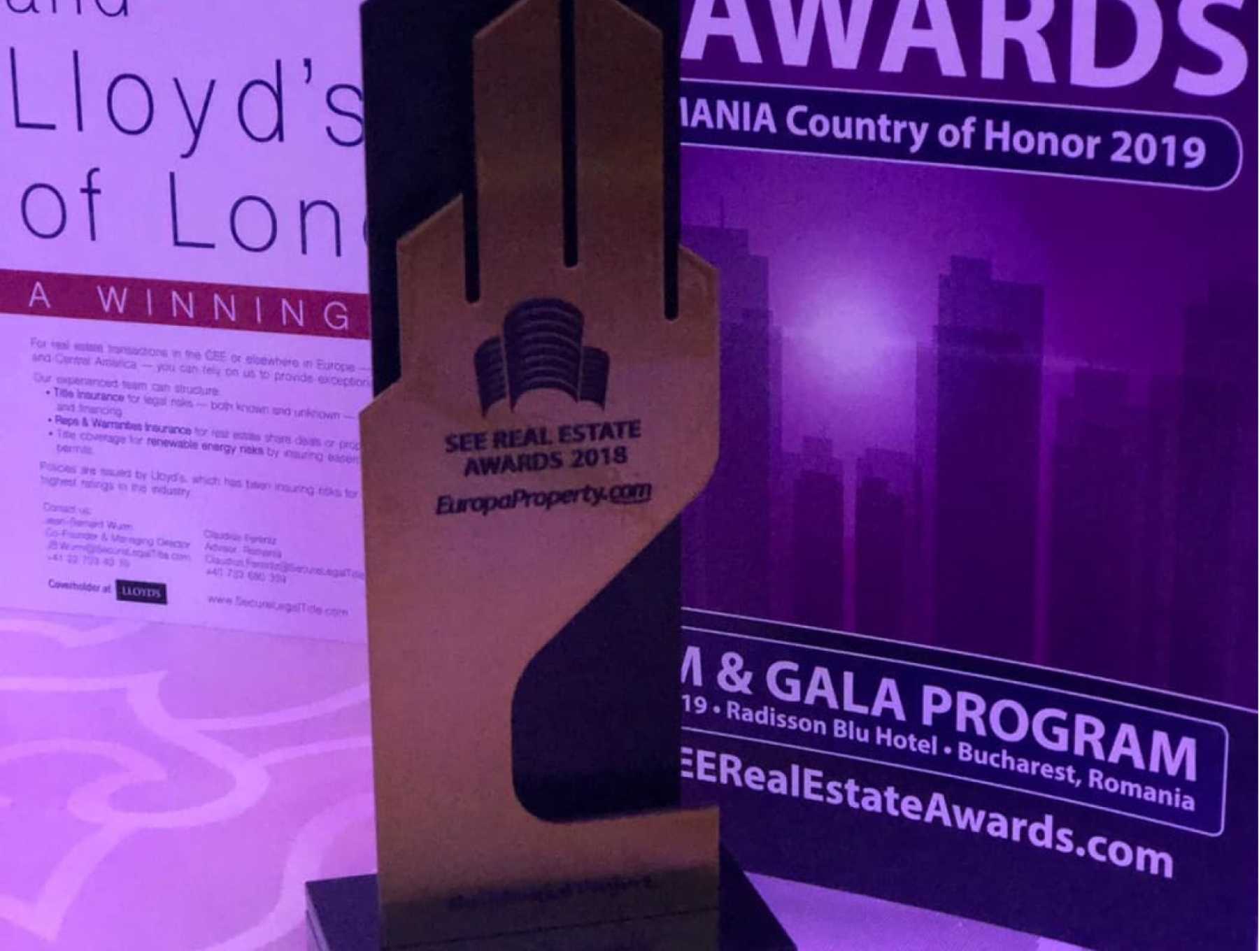 One Charles de Gaulle was awarded Residential Project of the Year at Europa Property SEE Real Estate Awards Gala