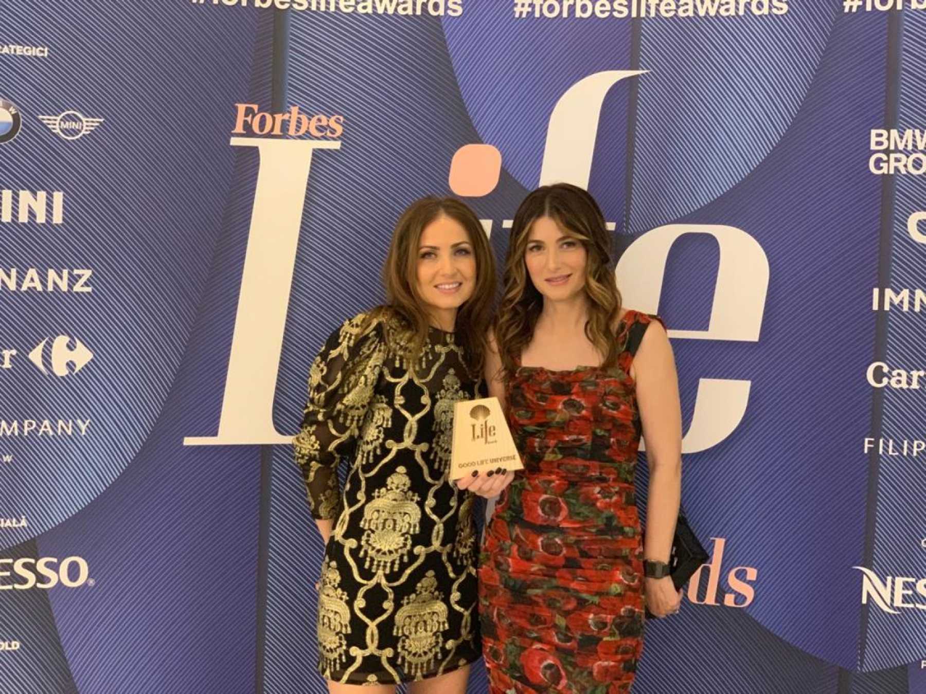 Lemon Interior Design received the Good Life Universe Award at Forbes Life Romania Gala