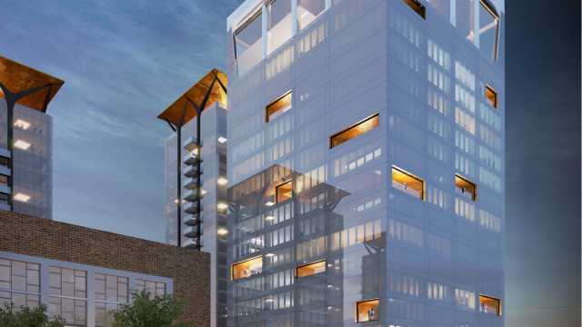 The 16-floor office tower in Floreasca: expecting an estimated rent revenue of 6 million euros.