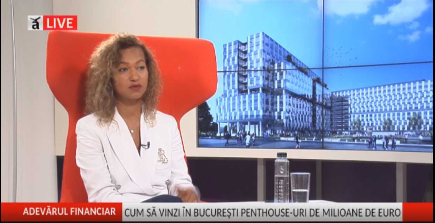 Beatrice Dumitrașcu, VP Residential Sales One United Properties live at Adevărul Financiar