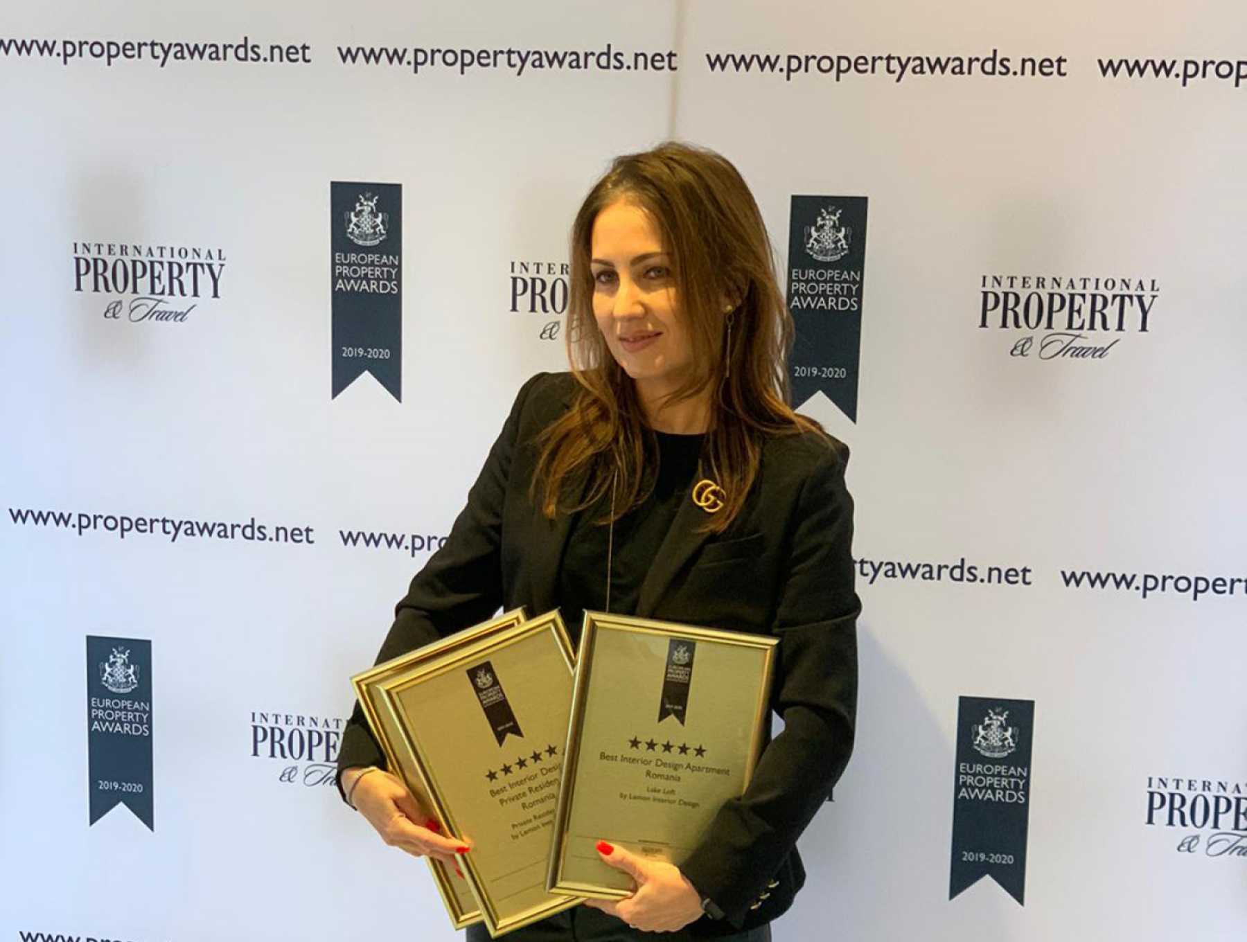 Lemon Interior Design has won 3 awards at the International Property Awards, 2 of them with a 5-star level