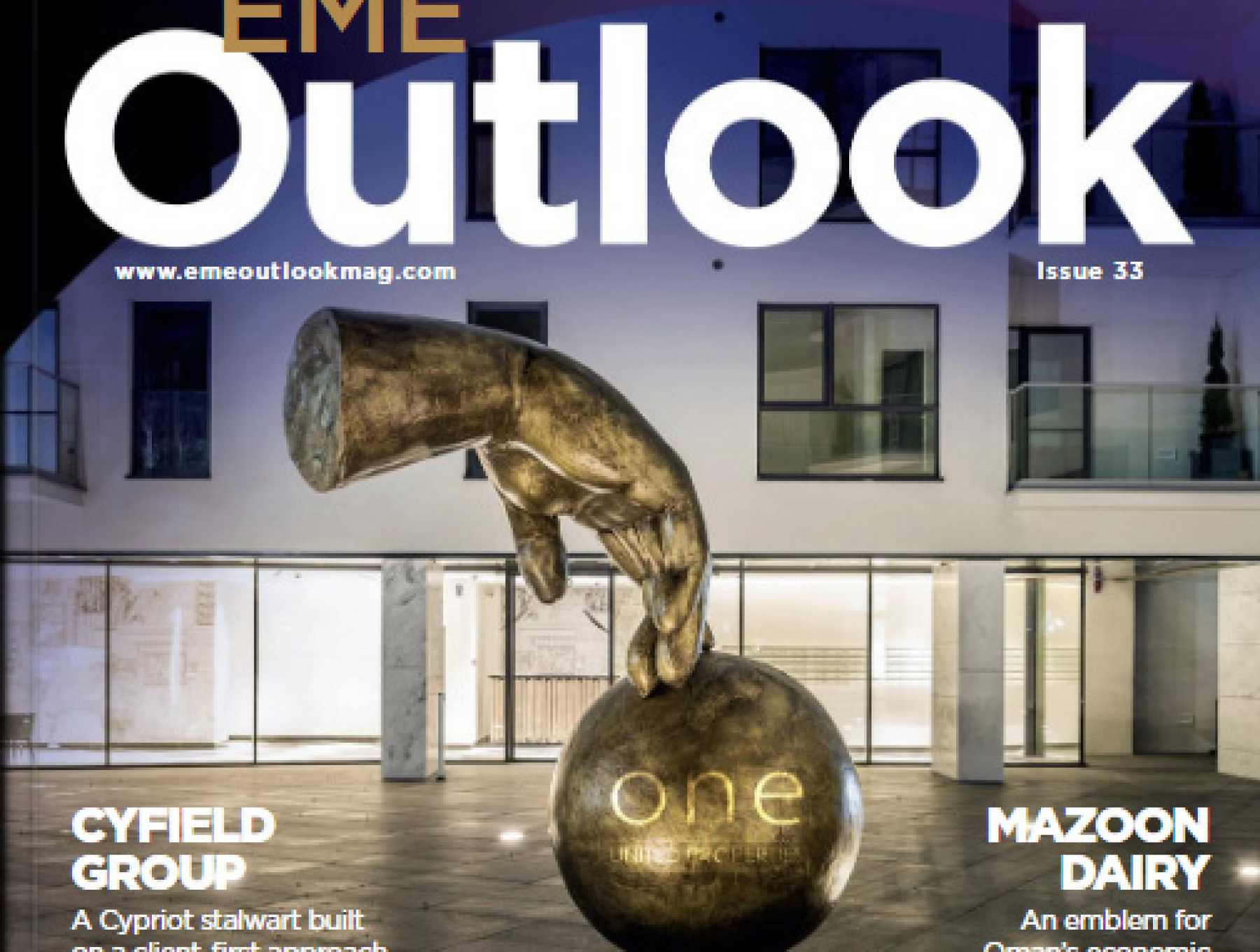 One United Properties featured on EME Outlook most recent cover