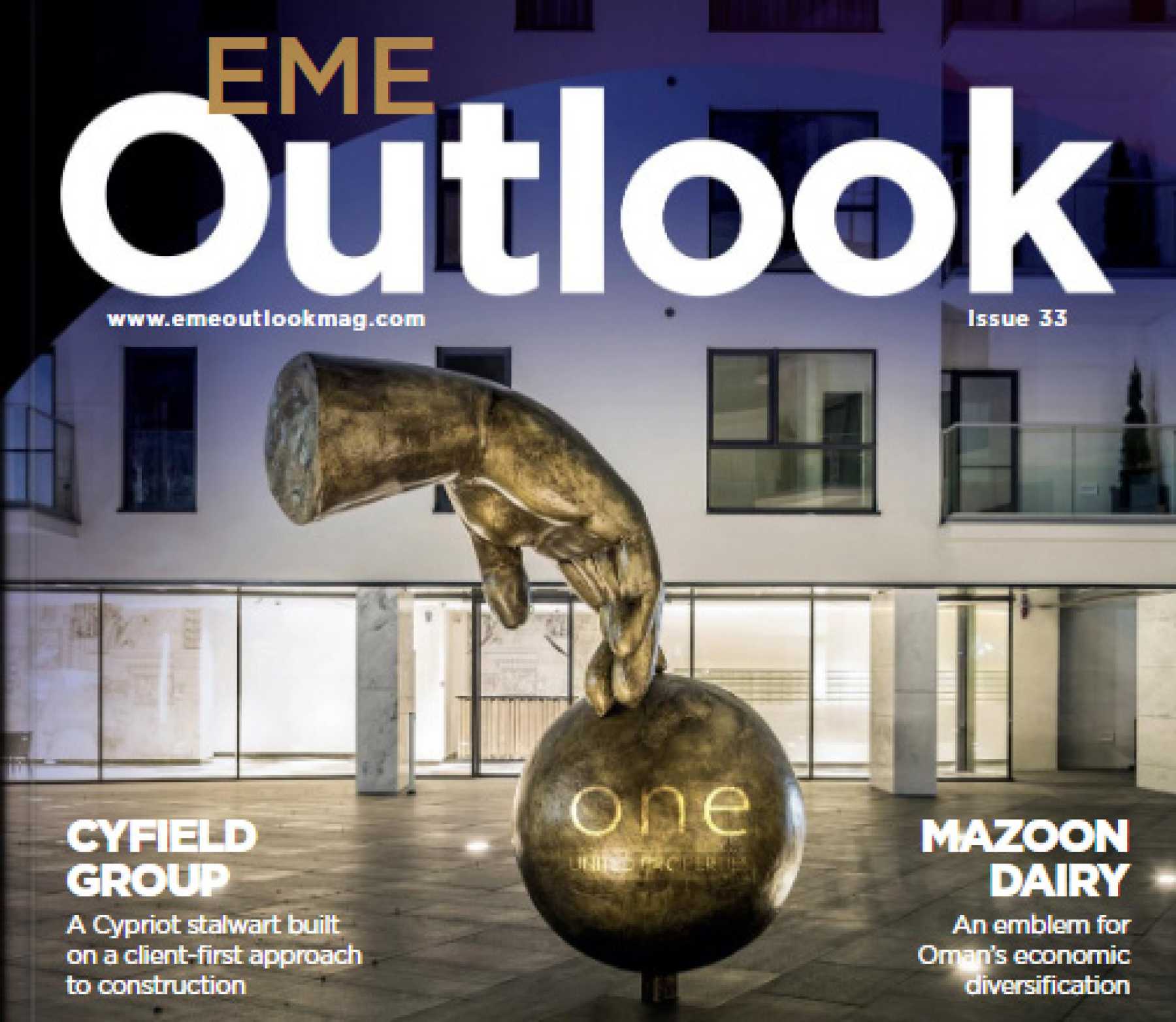 One United Properties featured on EME Outlook most recent cover
