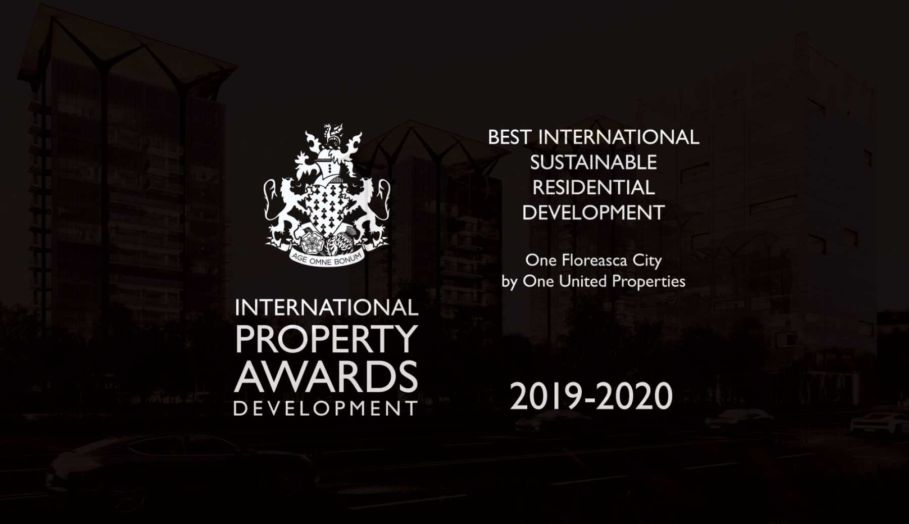 Premiere in Romania: One United Properties receives the Best International Award in Sustainable Residential Development