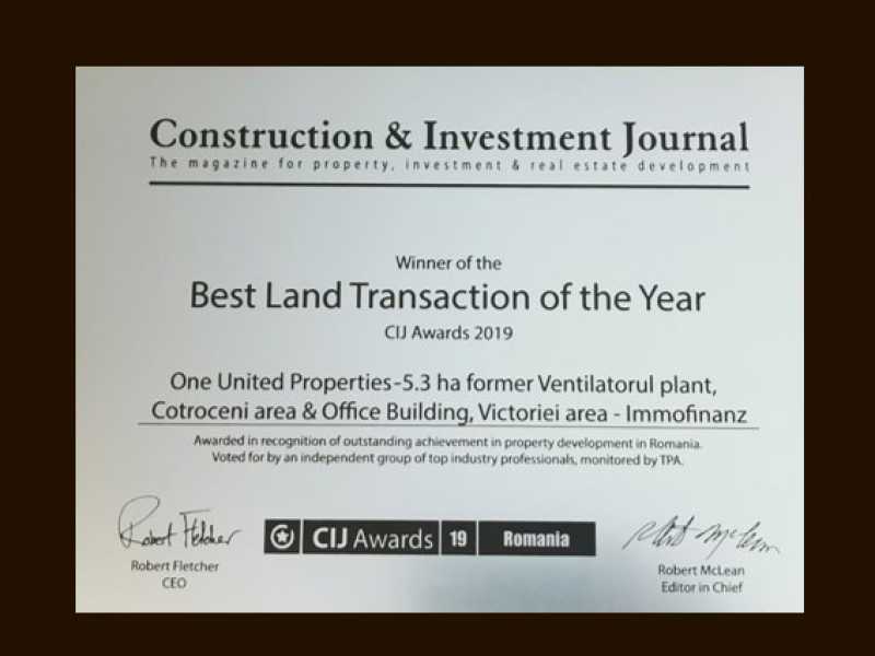 Best Land Transaction of the Year