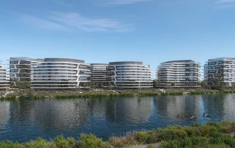 One Lake District: how the 2,000 apartments on the shore of Lake Plumbuita project will look like