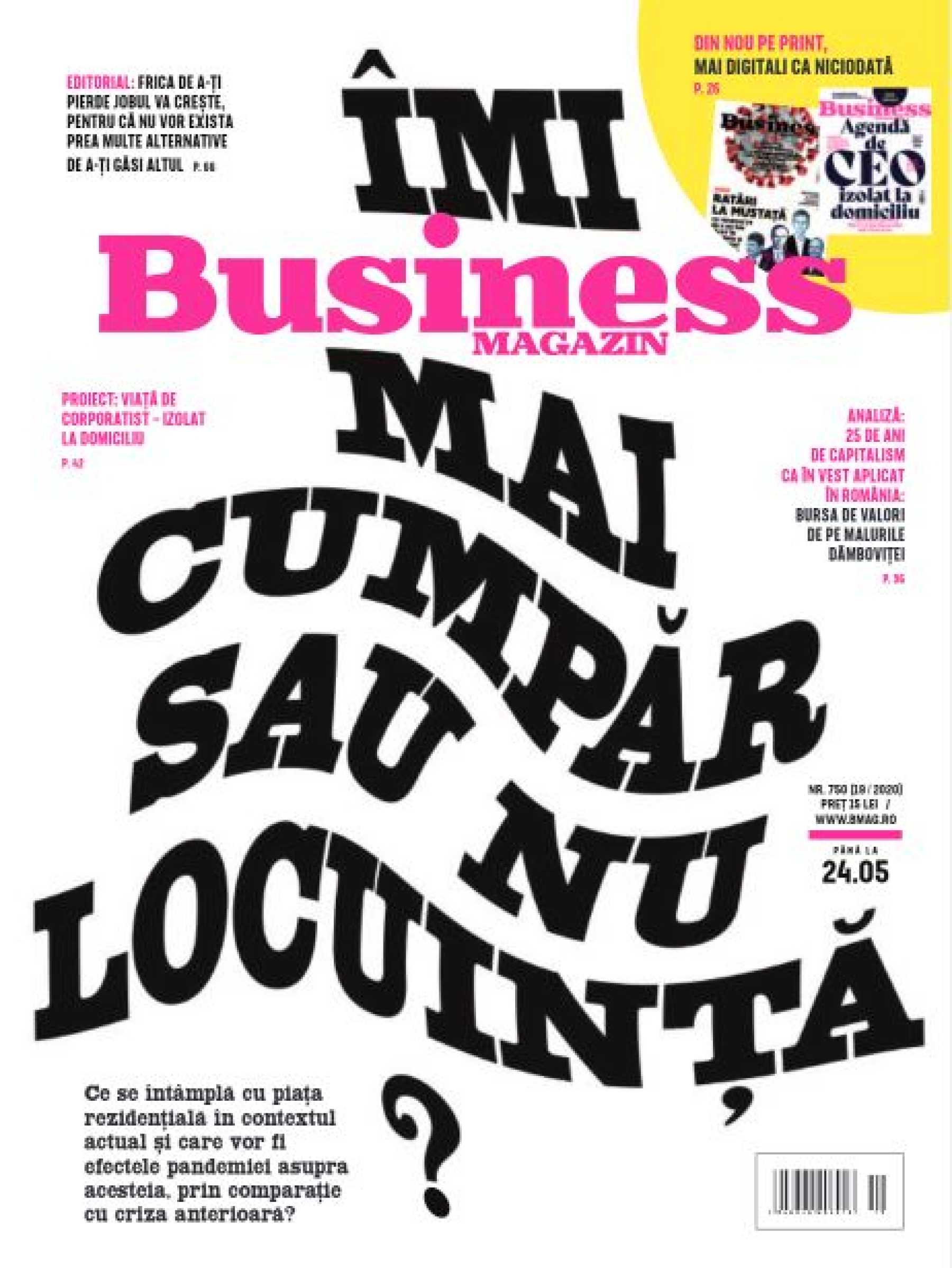 Beatrice Dumitrașcu for Business Magazin: ”The location will make the difference when we speak about real estate”