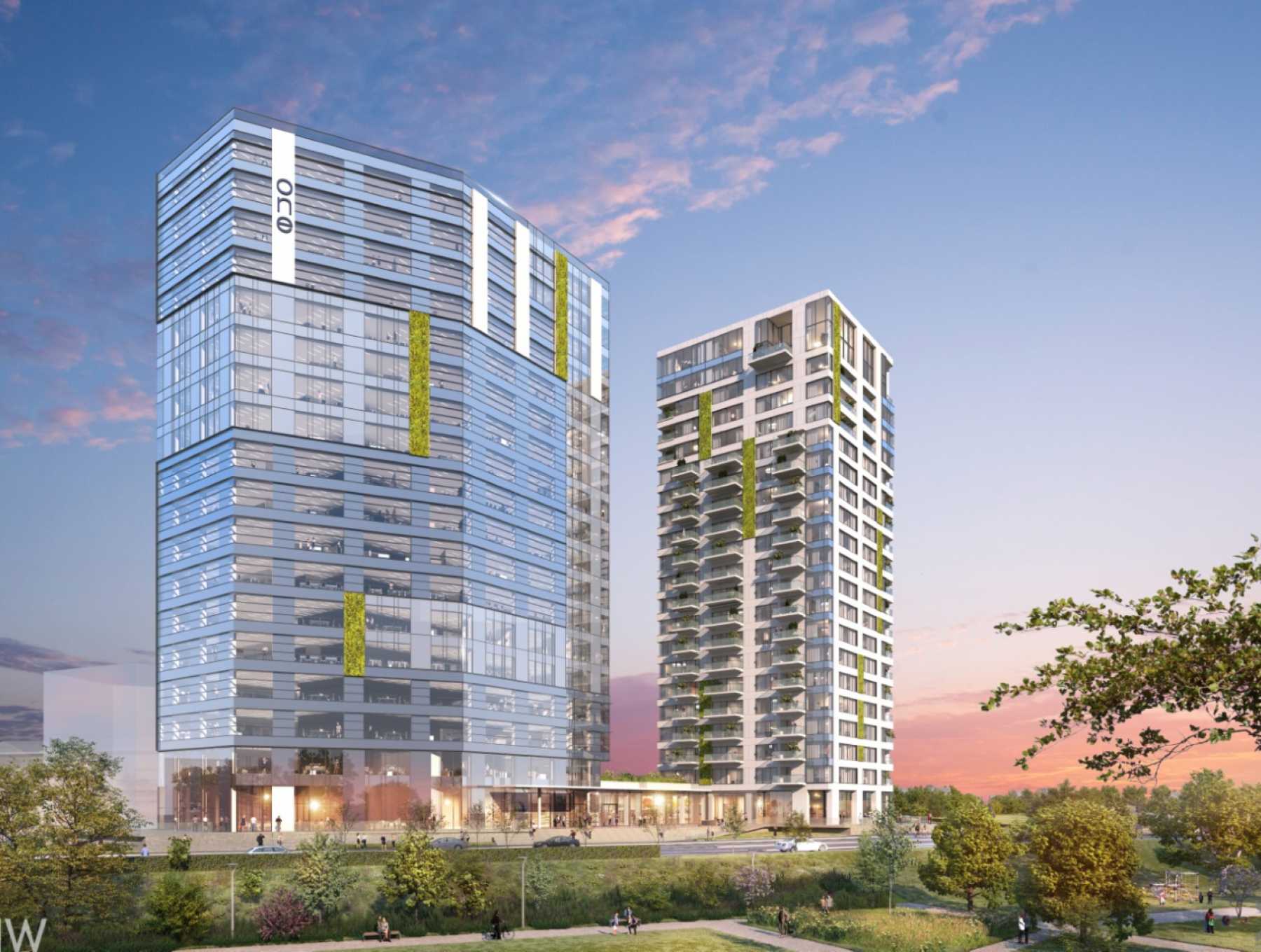 The multifunctional project One Verdi Park developed by One United Properties reaches ground zero and will be completed in 2021