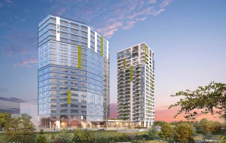 The multifunctional project One Verdi Park developed by One United Properties reaches ground zero and will be completed in 2021