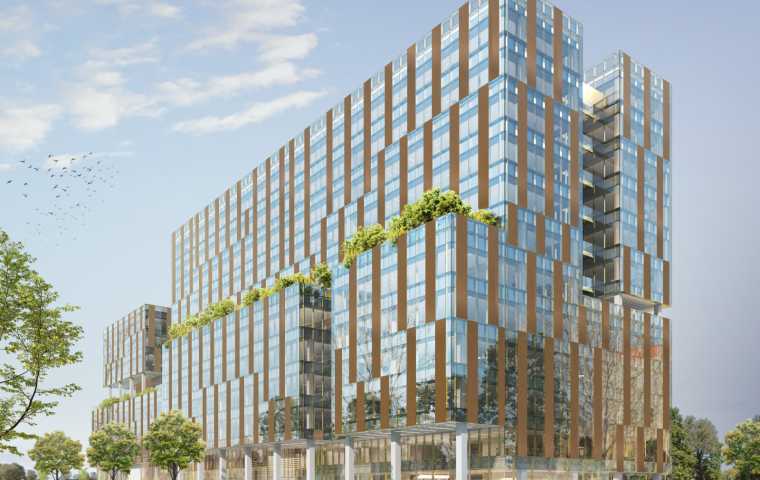 New design façade for One Cotroceni Park