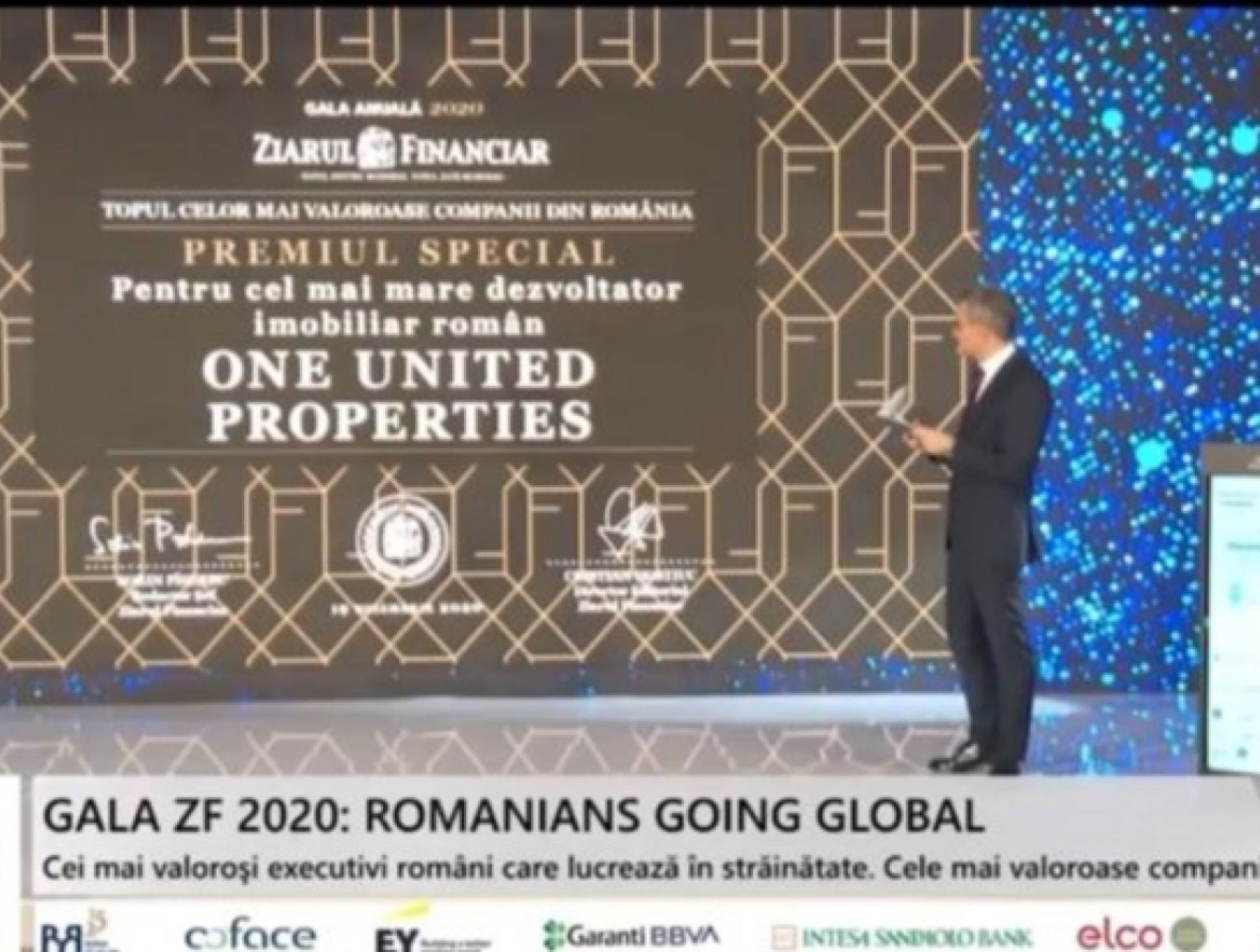 One United Properties awarded at ZF Gala – the leading real estate developer in Romania