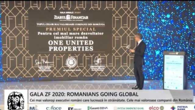 One United Properties awarded at ZF Gala – the leading real estate developer in Romania