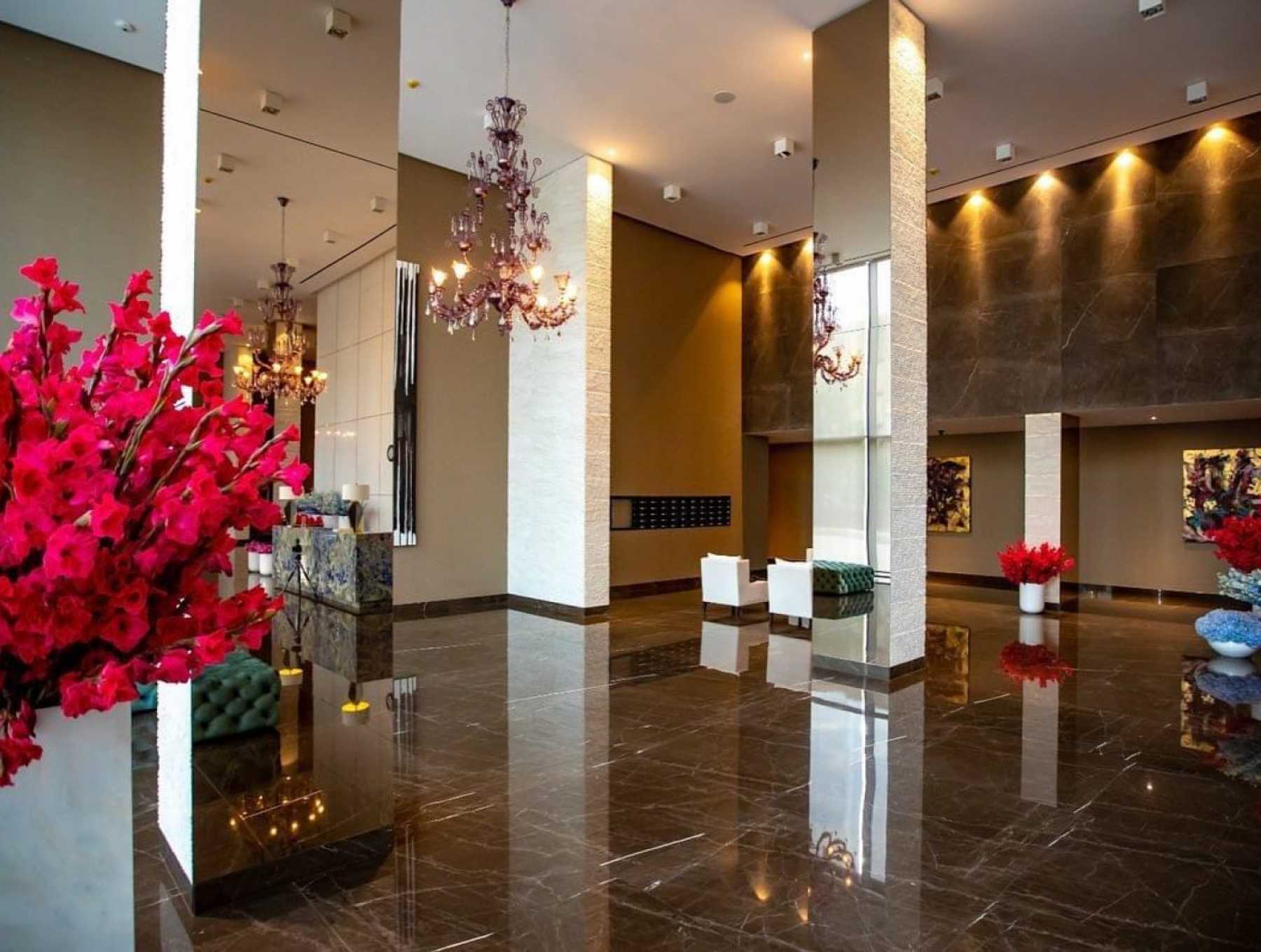 State of the art lobby and outstanding residential design at One Rahmaninov