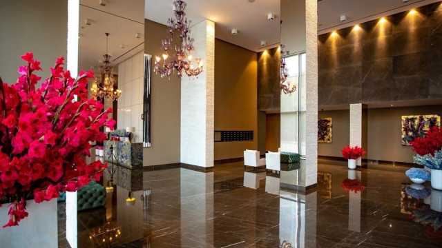 State of the art lobby and outstanding residential design at One Rahmaninov