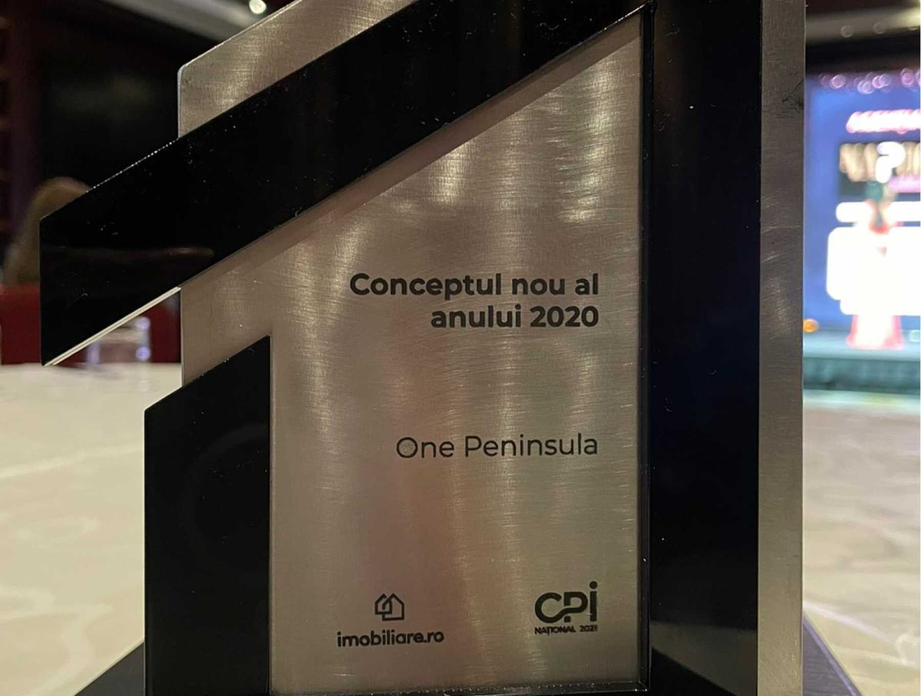 One Peninsula awarded with "New Concept of 2020" distinction at the Real Estate Professionals Gala
