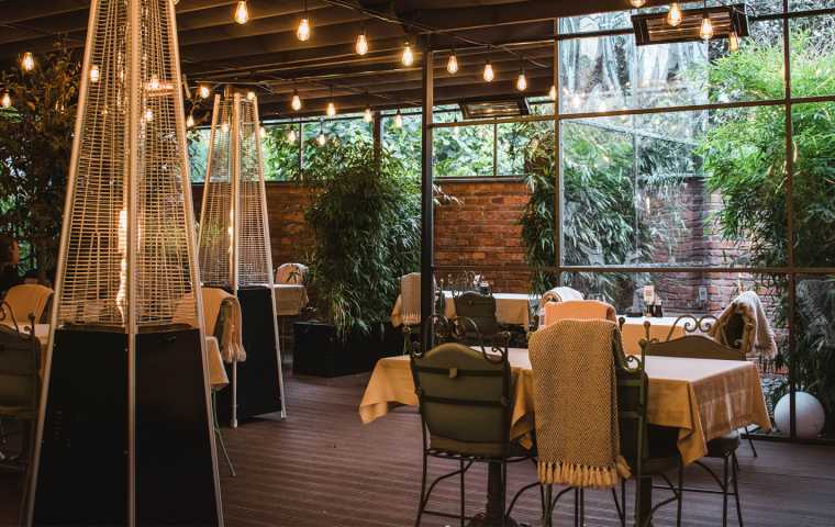 Vegetarian Samsara Foodhouse restaurant at One Floreasca City