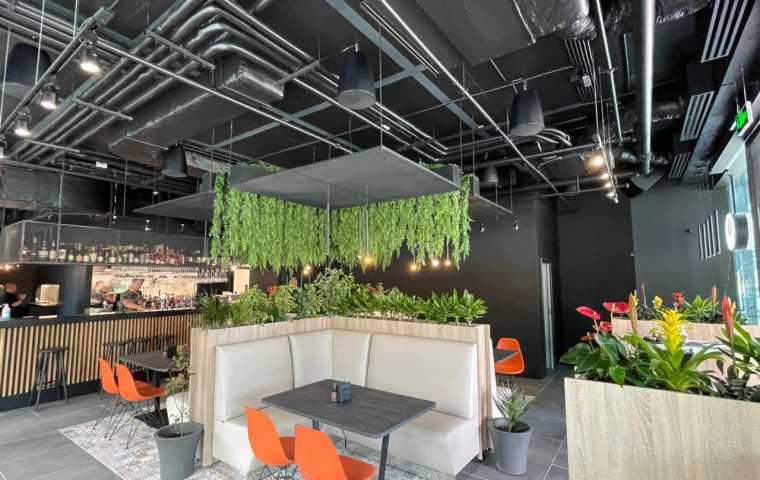Meat2Eat opened a restaurant on the ground floor of One Tower office building