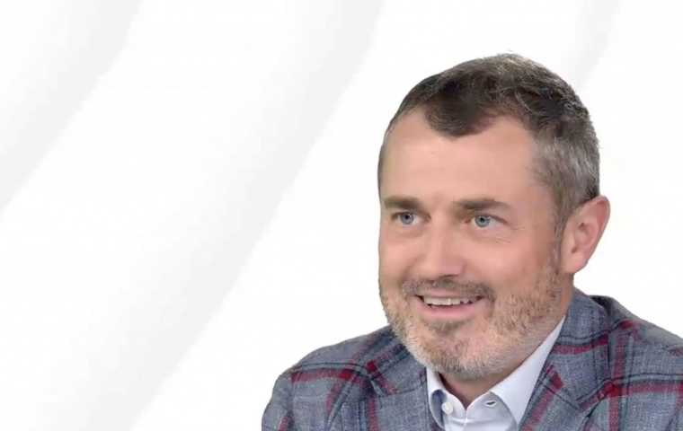 Victor Căpitanu at "Your life is a business" show from Aleph News