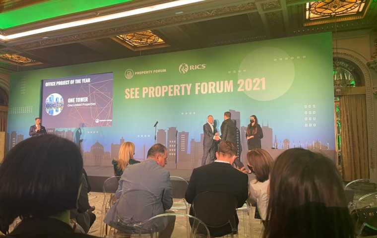 One Tower premiat cu Office Project of the Year în cadrul SEE Property Forum Awards 2021