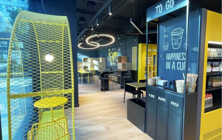 Ted’s Coffee has opened a cafe on the ground floor of the One Tower