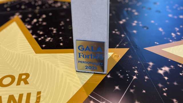 Cofondatorii One United Properties, premiați la Gala Forbes 2021 “Personalitatea anului”.