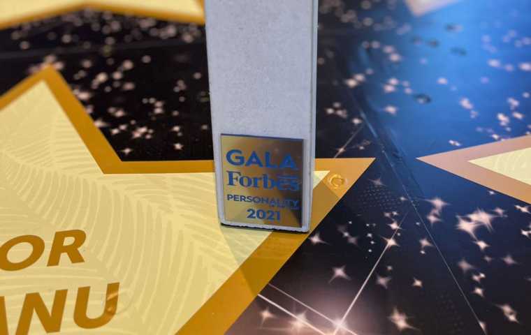 Cofondatorii One United Properties, premiați la Gala Forbes 2021 “Personalitatea anului”.