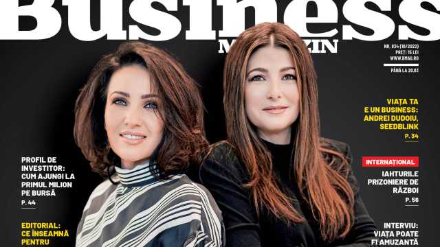 Cristina Căpitanu and Elena Oancea, cofounders of Lemon Interior Design, cover story for Business Magazin