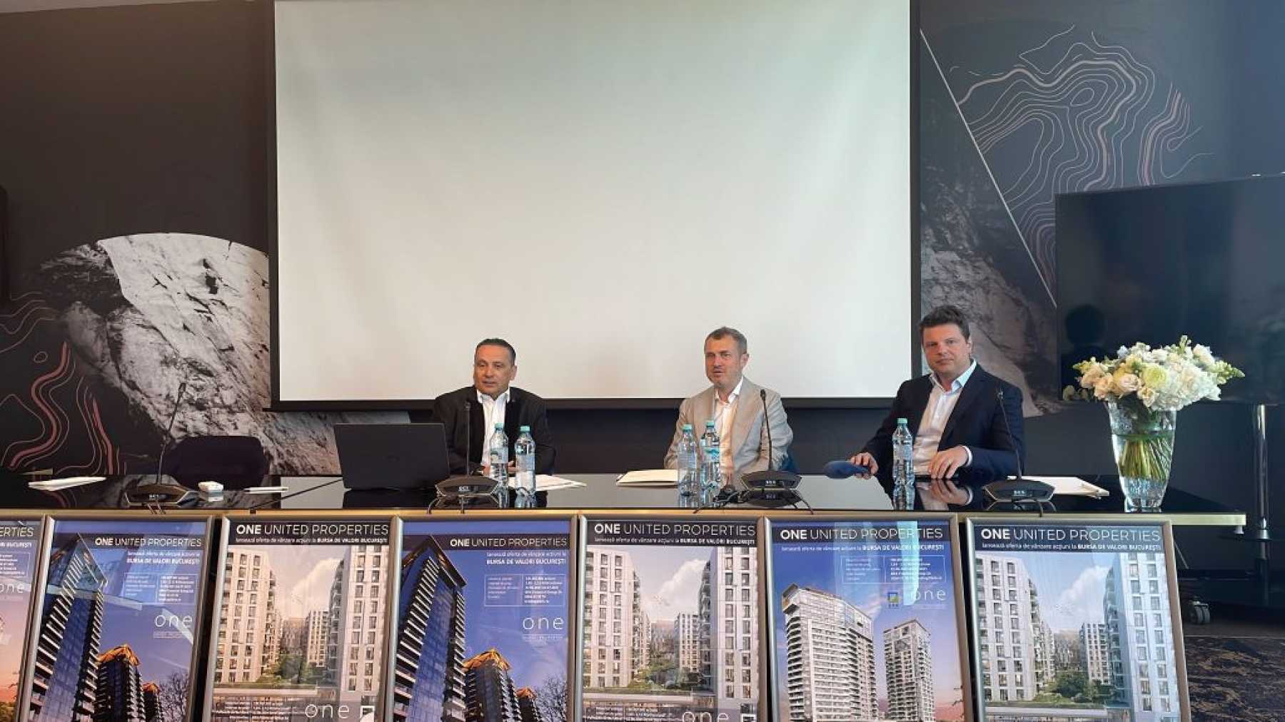 Acţionarii One United Properties aprobă plata unui dividend de 75 milioane de lei pentru exercițiul financiar 2021