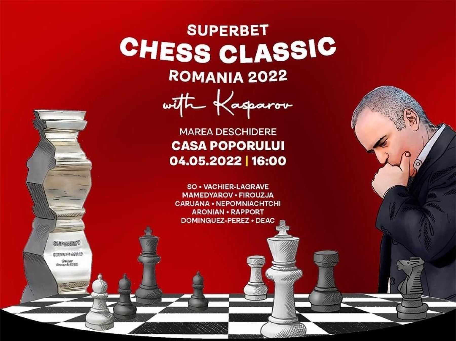 One United Properties susține Superbet Chess Classic Romania 2022, eveniment cu personalități marcante din lumea șahului, precum Garry Kasparov