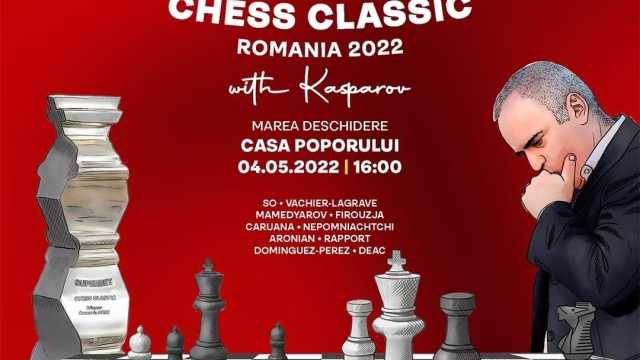 One United Properties susține Superbet Chess Classic Romania 2022, eveniment cu personalități marcante din lumea șahului, precum Garry Kasparov