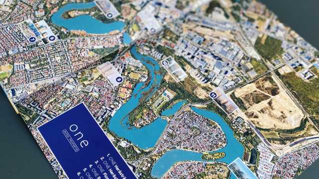 Map of the most important One United Properties developments, exclusively in the Romania Business Atlas, a project by ZF