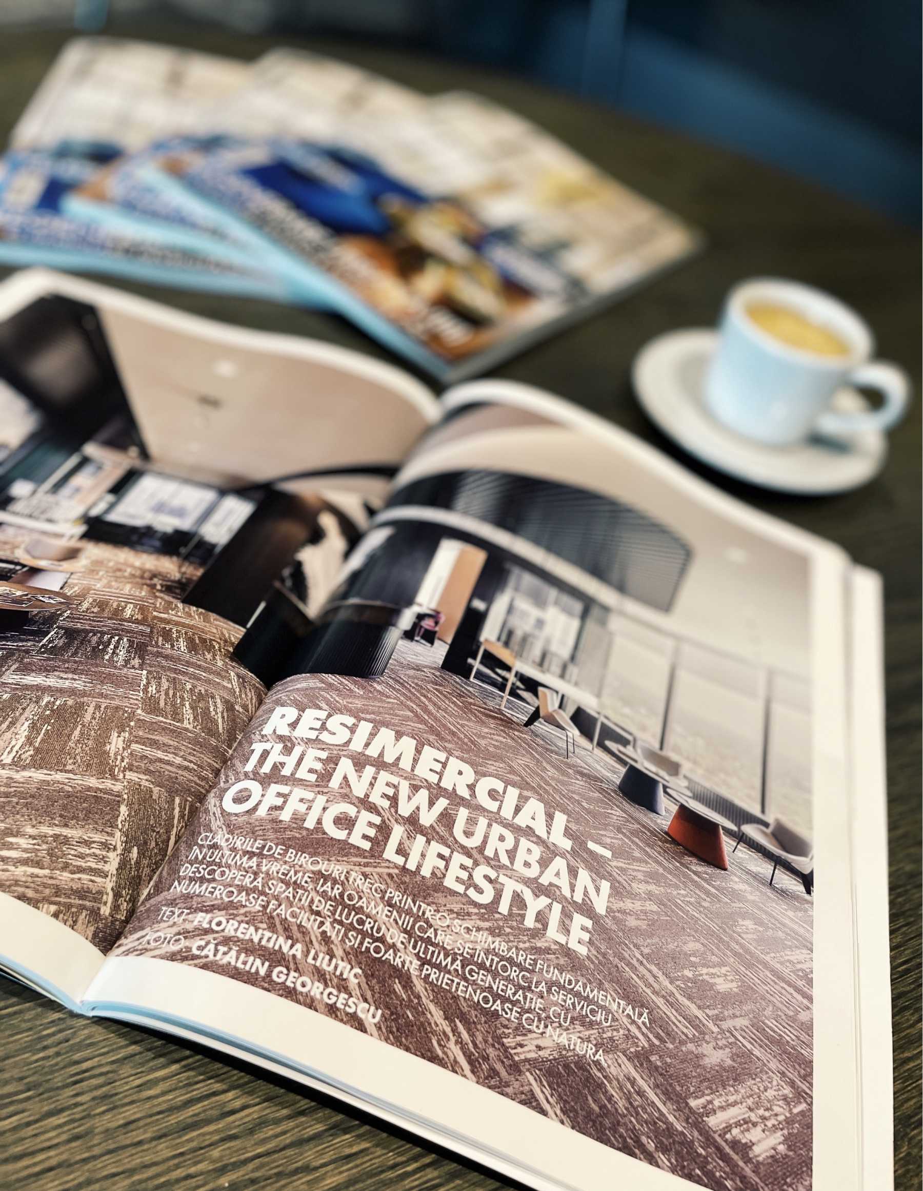 Birourile business-smart de la One Floreasca City în ELLE Decoration