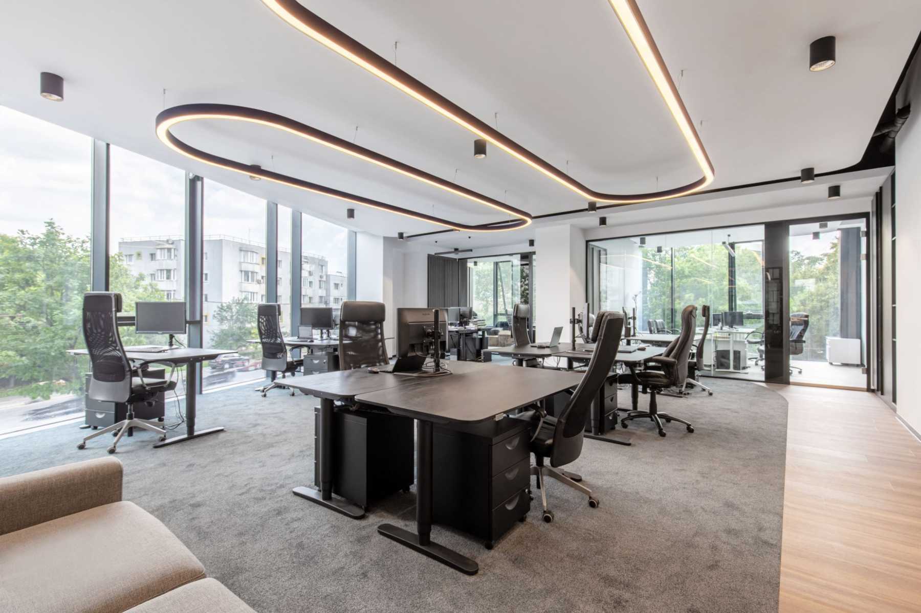 Thematic Channels, contemporary design offices at One Herăstrău Towers