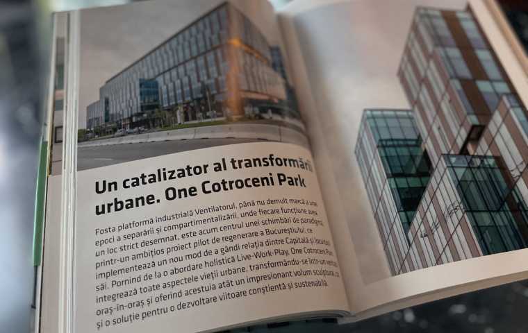 One Cotroceni Park, în cel mai recent număr Igloo: „Un catalizator al transformării urbane”