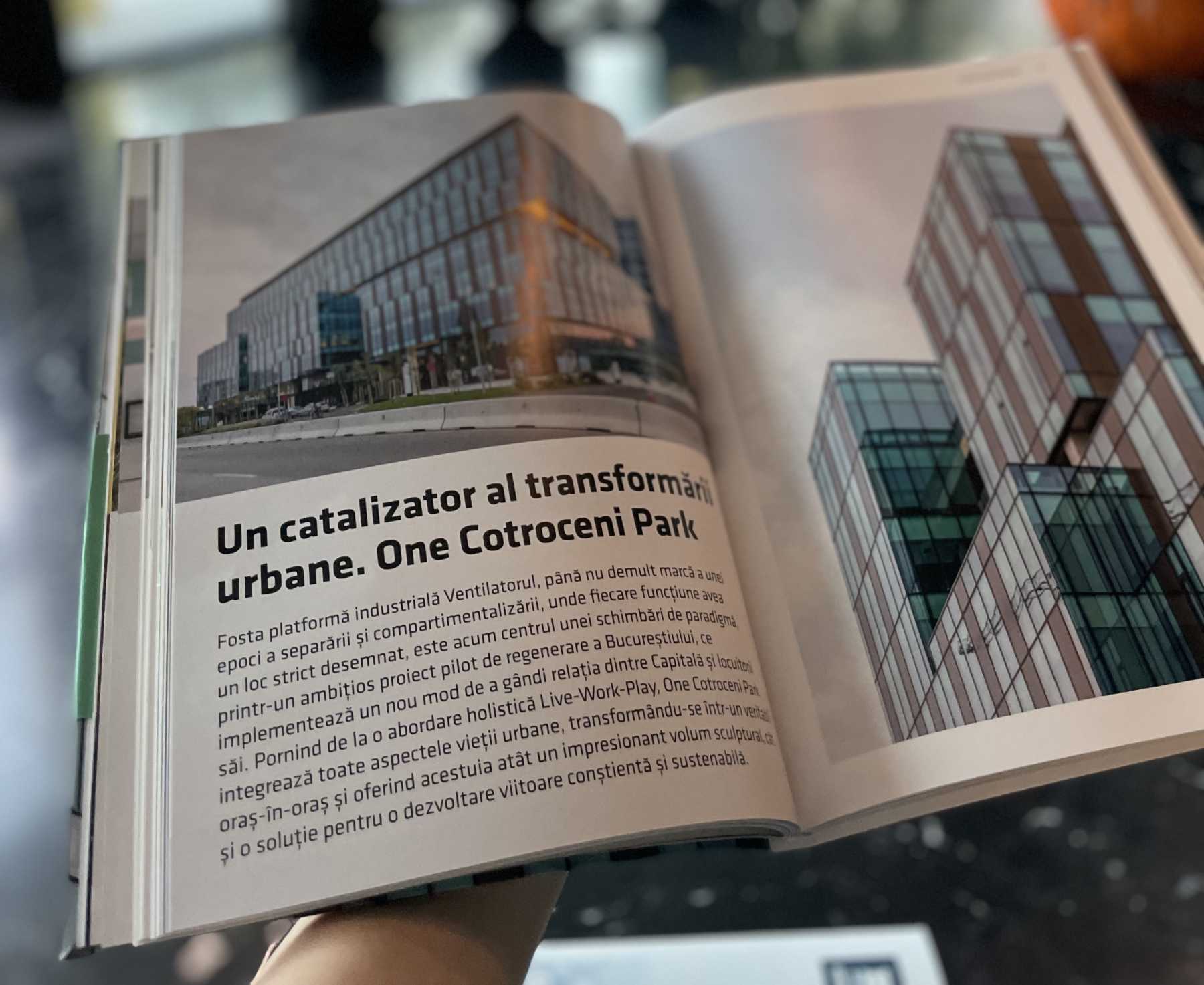One Cotroceni Park, in the latest Igloo issue: "A catalyst for urban transformation"