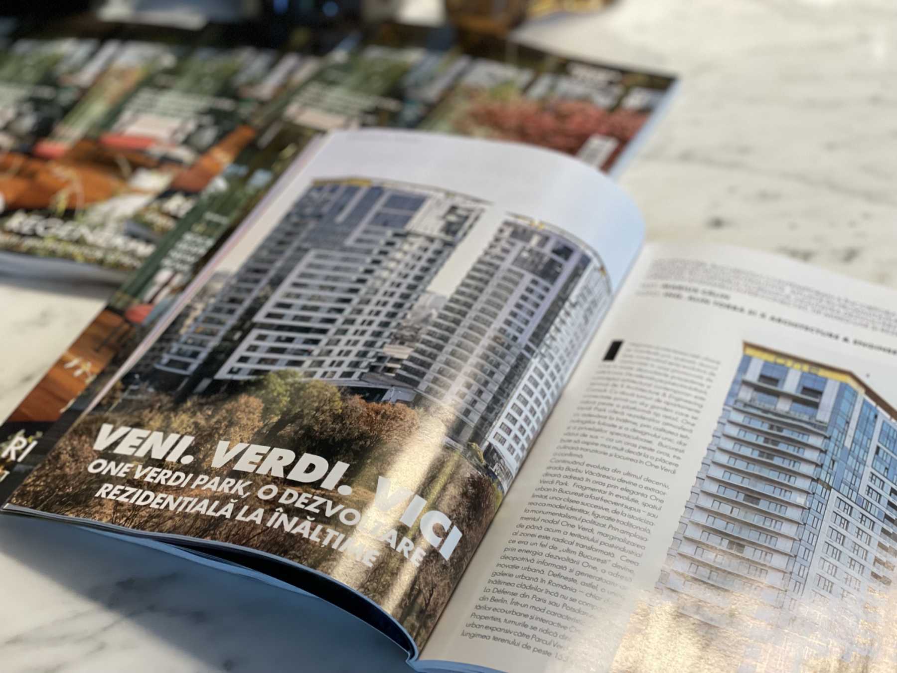 Veni. VERDI. Vici – One Verdi Park în noul număr ELLE Decoration