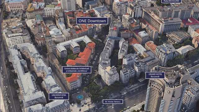 One United Properties acquires three historic buildings in the centre of Bucharest for new development, One Downtown