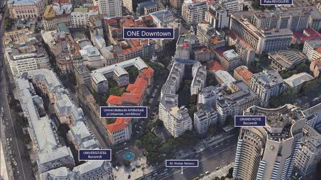 One United Properties a achiziționat trei clădiri istorice în centrul Bucureștiului pentru o nouă dezvoltare, One Downtown