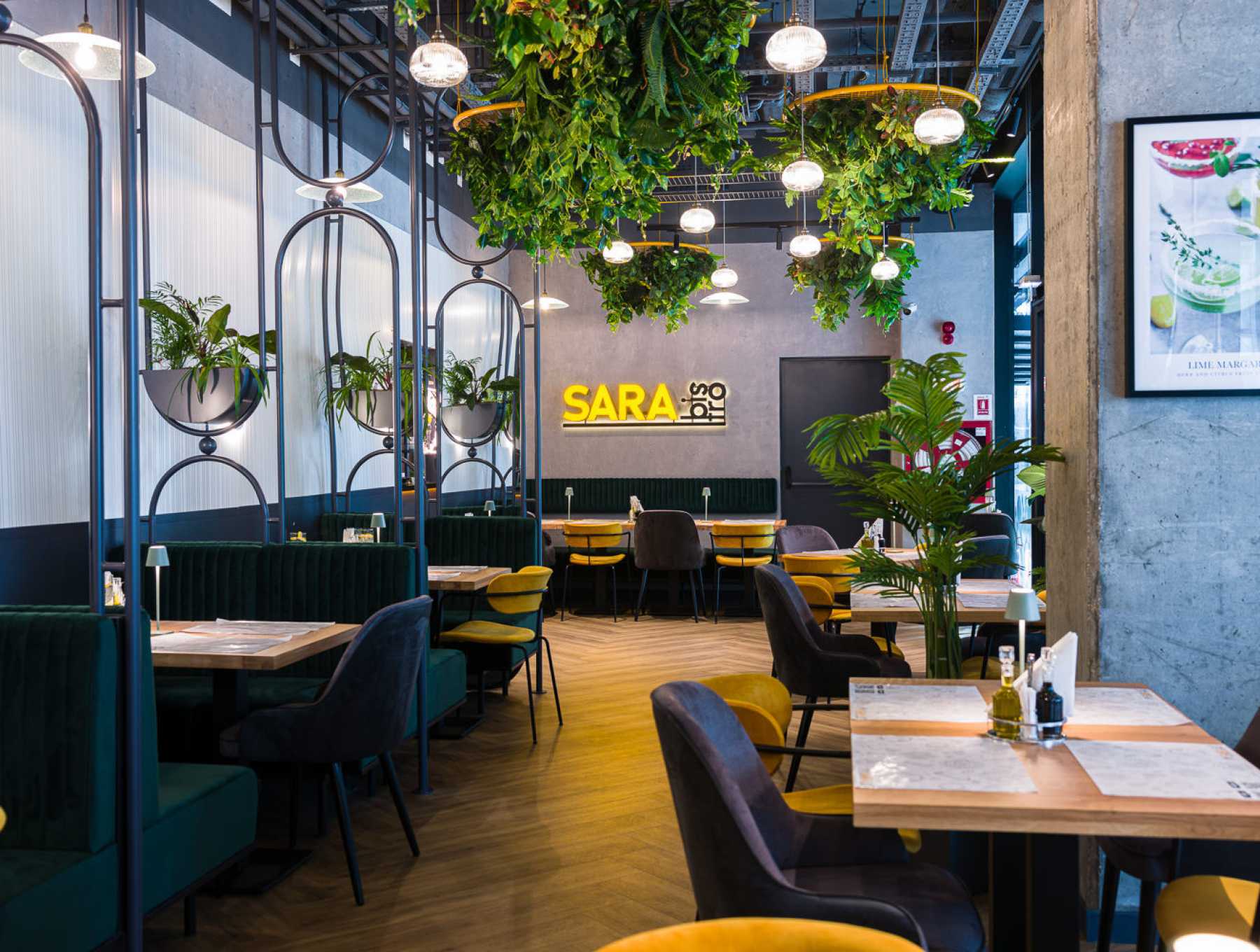 A new Sara Bistro restaurant opened at One Cotroceni Park