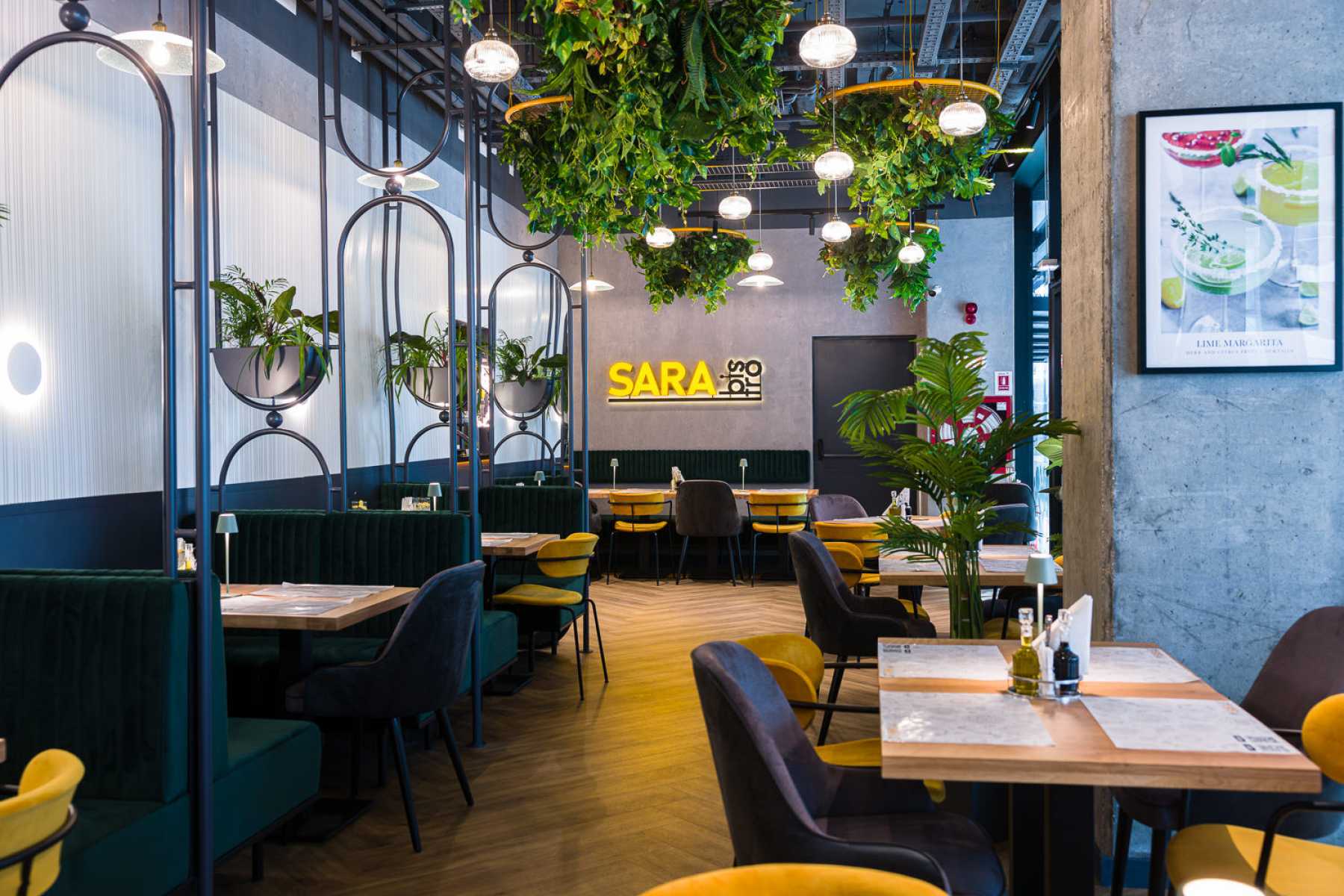 A new Sara Bistro restaurant opened at One Cotroceni Park
