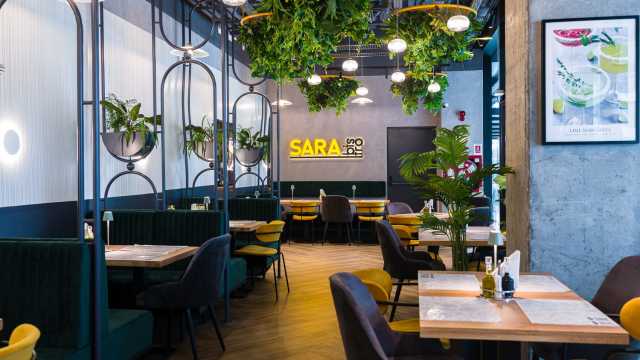 A new Sara Bistro restaurant opened at One Cotroceni Park